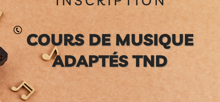 Inscriptions aux cours de musique 2024-2025