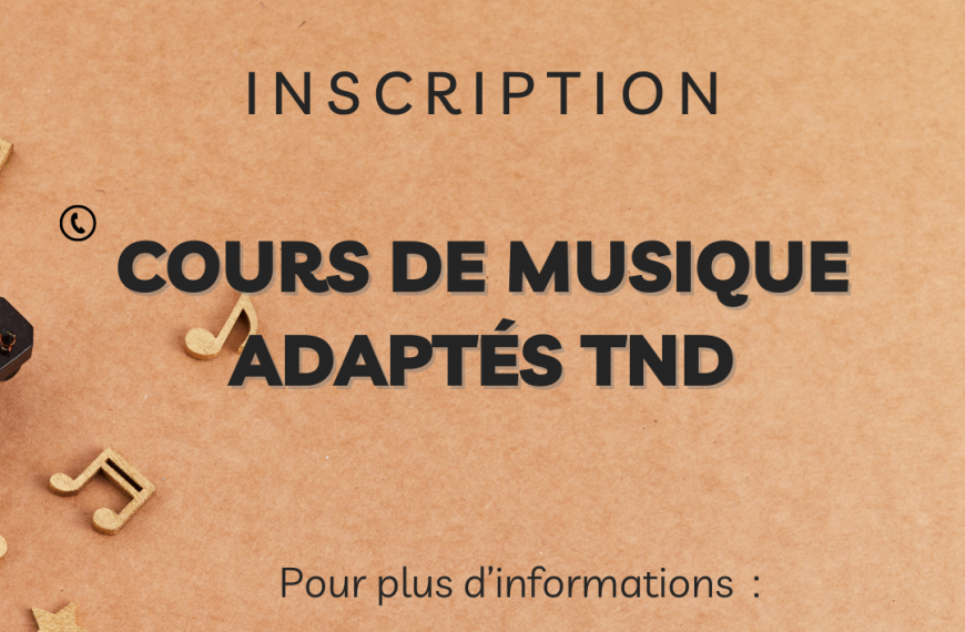 Inscriptions aux cours de musique 2024-2025